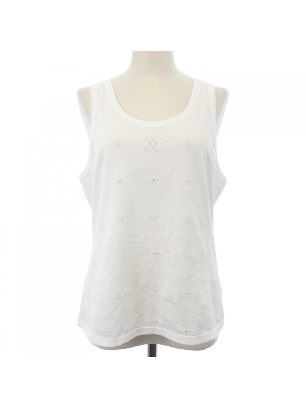 Chanel Tank Top White